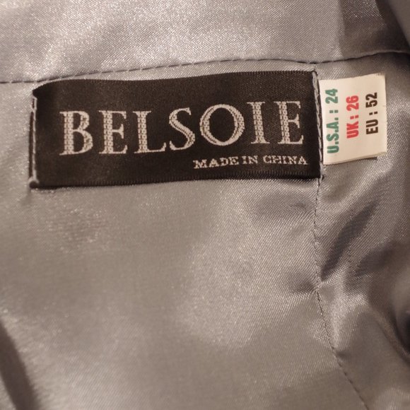 Belsoie by Jasmine Charmeuse Cocktail Dress NEW- Sz. 24 - Picture 7 of 7